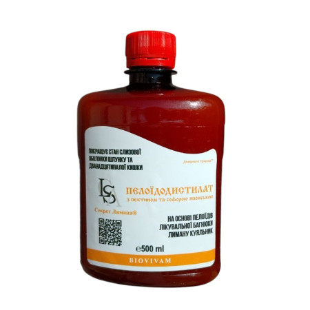 Пелоидодистиллят с пектином и софорой японской, 500 ml
